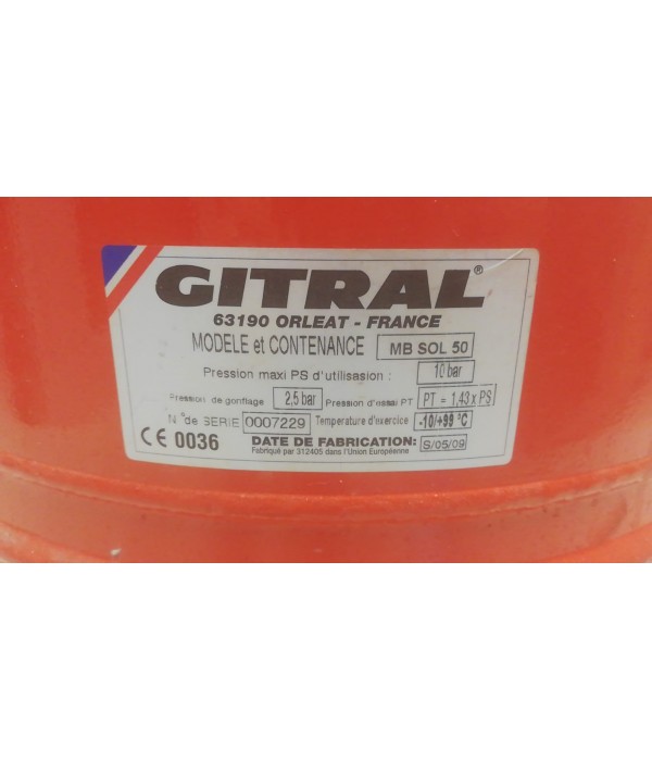 Ballon d'expansion GITRAL 50L