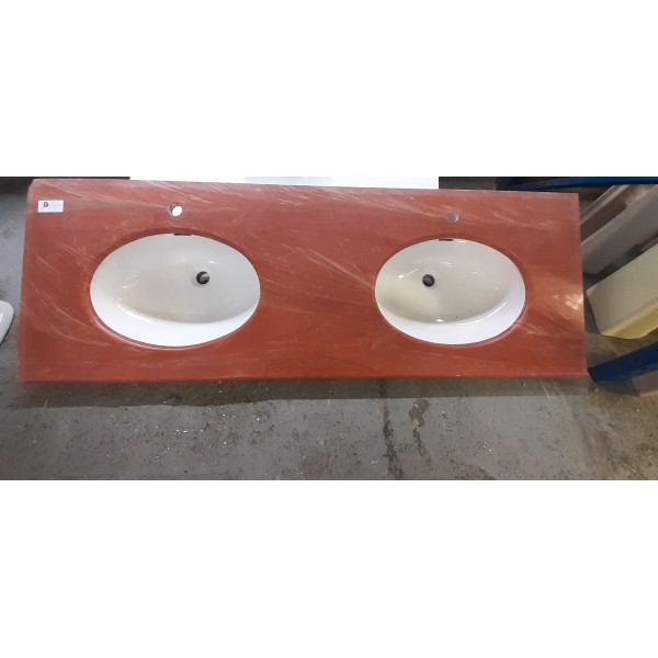 Double vasque en marbre_