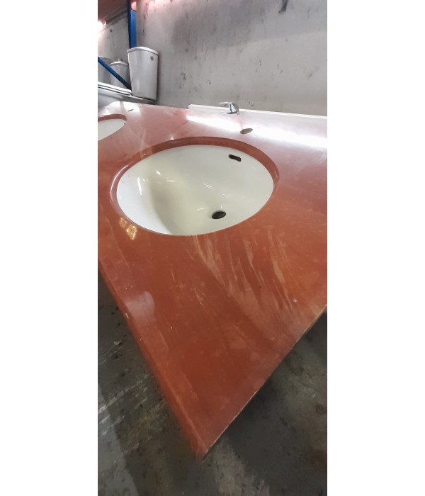 Double vasque en marbre_