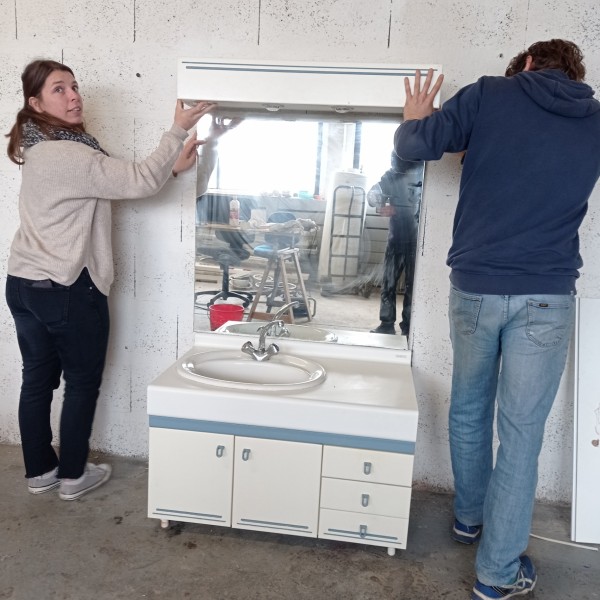 Meuble salle de bain +...