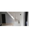 Escalier quart tournant blanc
