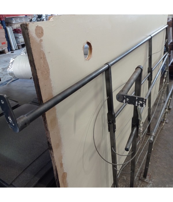 Garde corps métal 3 sections 1 m,...