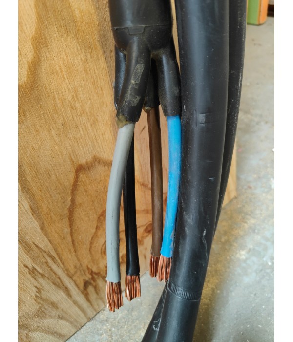 câble électrique triphasé 4x50 - 4m