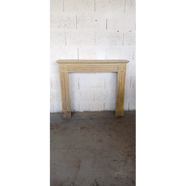 Habillage cheminée chêne 