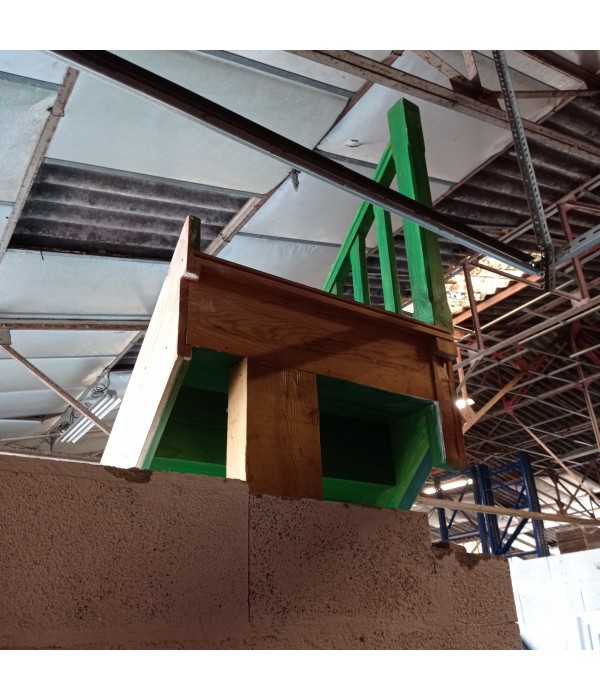 Escalier bois quart tournant 