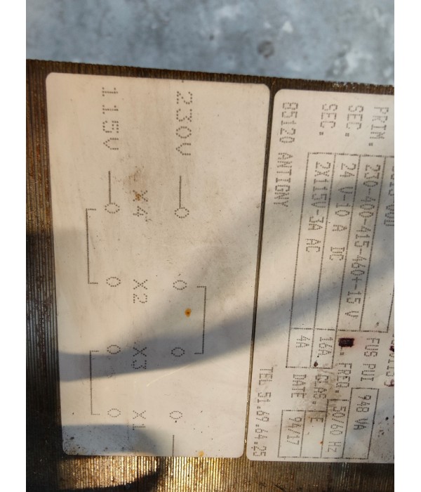 transformateur 24V - 948VA