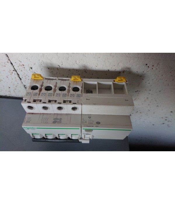 Bloc différentiel + disjoncteur 4P