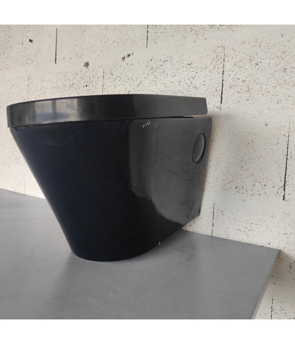 WC suspendu noir
