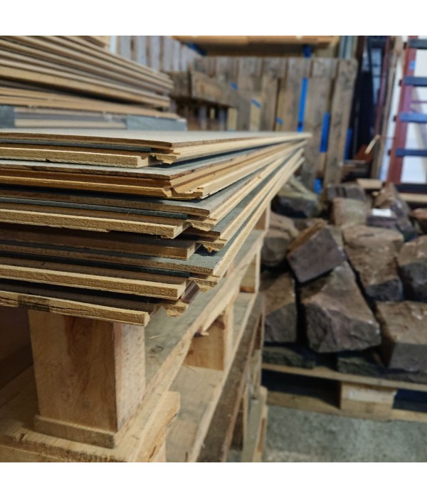 Parquet stratifié chêne gris 3.5m²