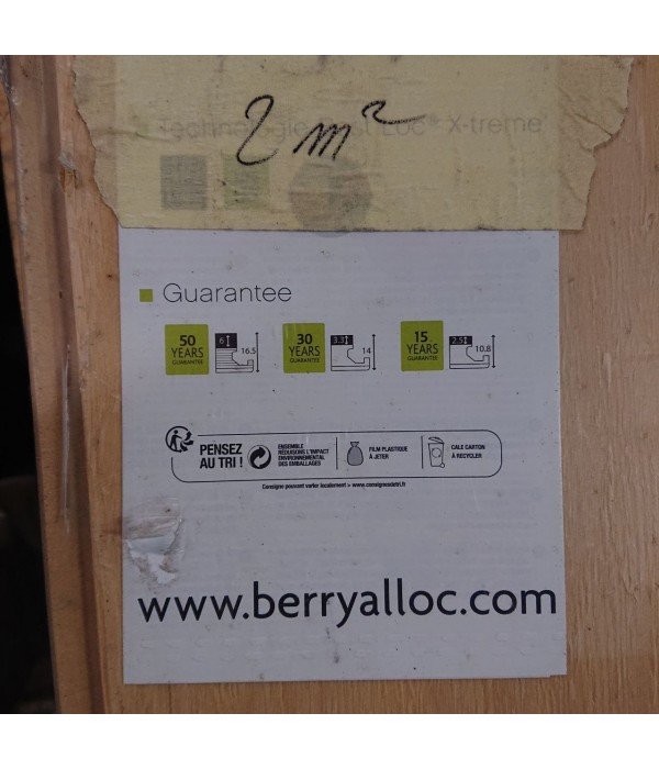 Parquet stratifié chêne gris 3.5m²