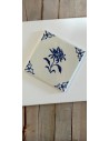 Faience a motifs 10 x 10cm 22 carreaux 