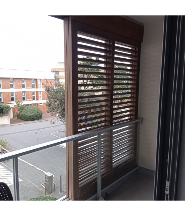 PANNEAUX PERSIENNES BOIS COULISSANTS+...