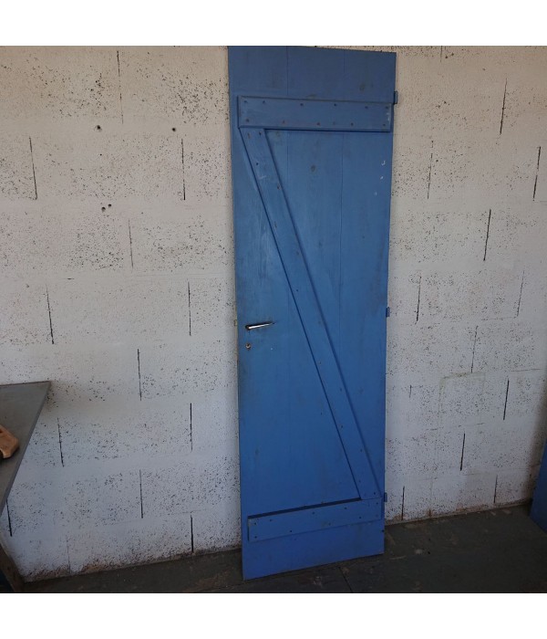 62.5x202 Porte bois massif 