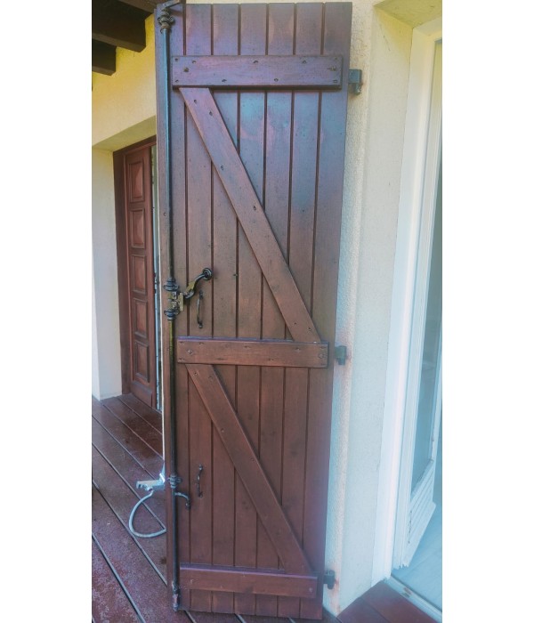 Paire de volets bois pour porte