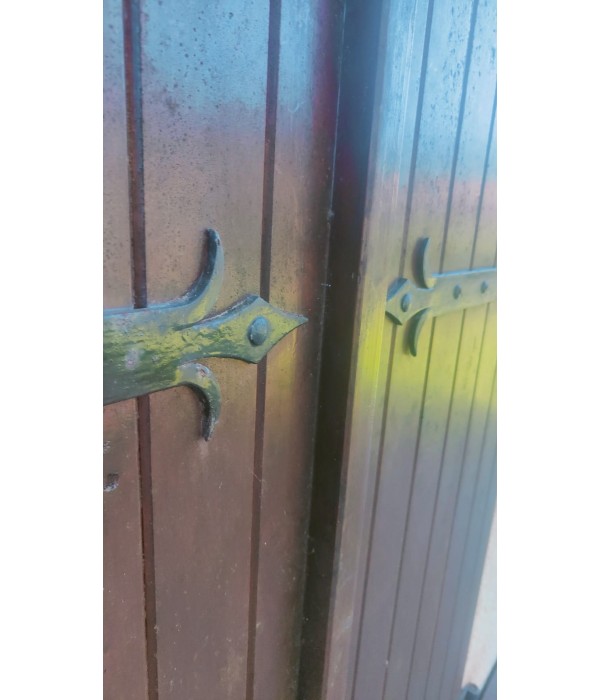 Paire de volets bois pour porte