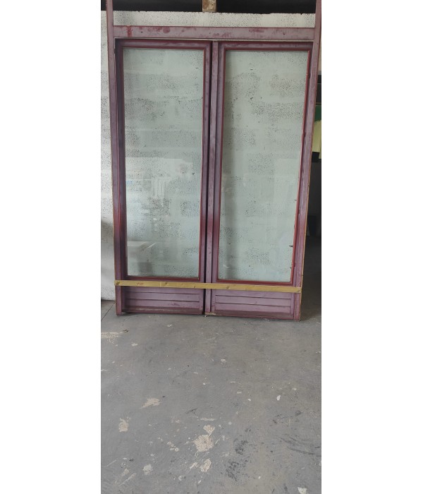 161x231 LOT Porte fenêtres DV bois...