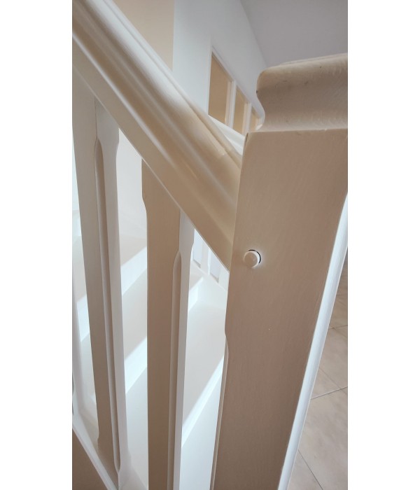 Escalier BOIS quart tournant gauche