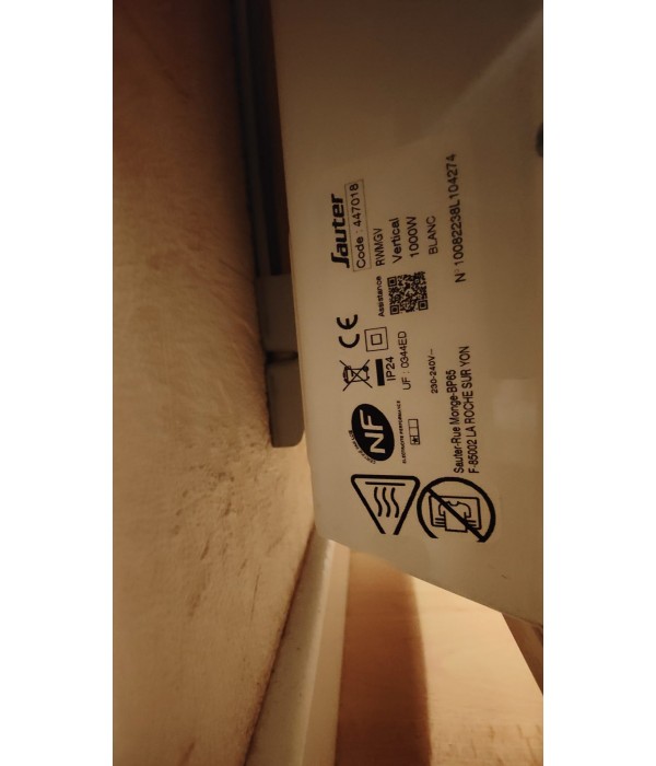 Radiateur électrique rayonnant SAUTER...