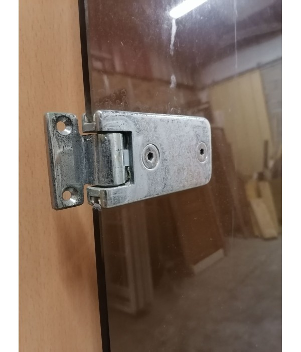 * 92x184 Porte en verre fumé