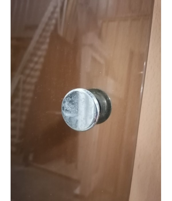 * 92x184 Porte en verre fumé