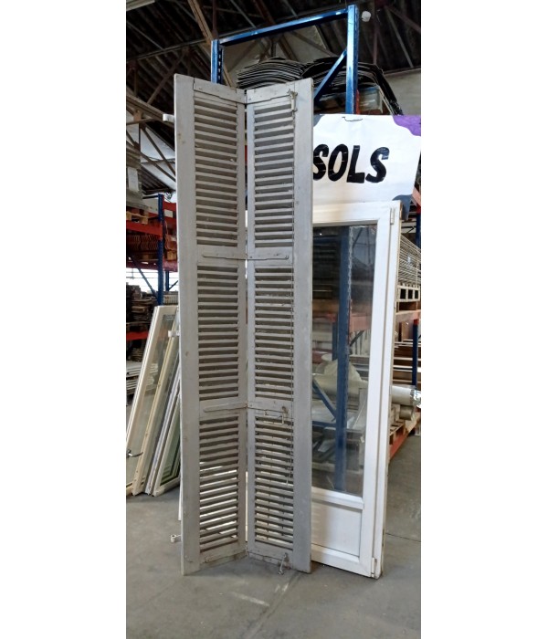 Volet bois persiennes articulés