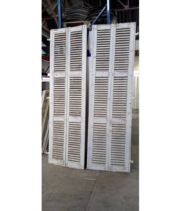 Volet bois persiennes articulés