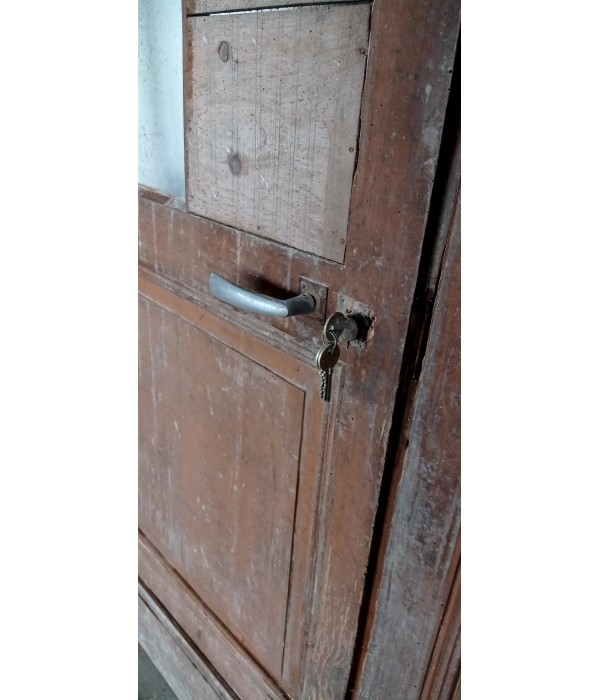 Double porte intérieure vitrée ancienne 
