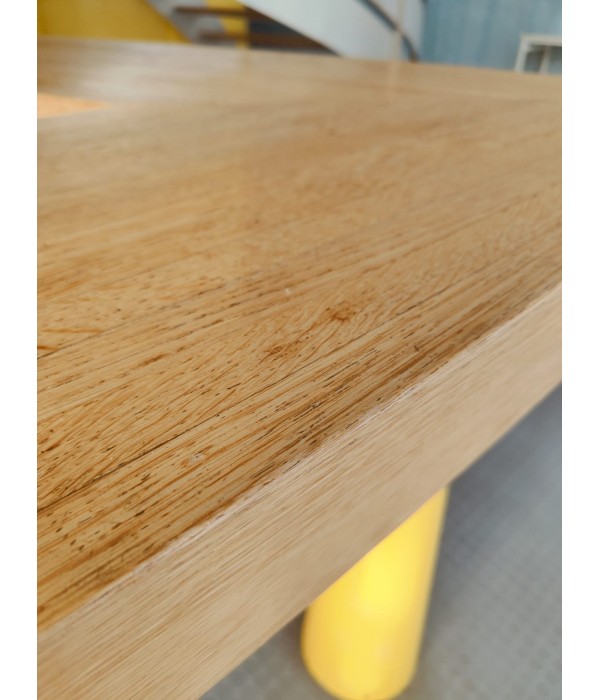 Comptoir bois CHENE Lamellé Collé CAFE