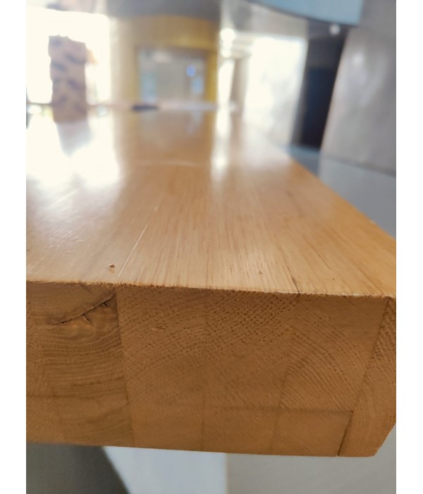 Comptoir bois CHENE Lamellé Collé CAFE
