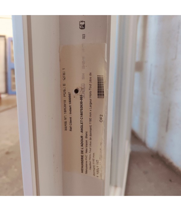 115x118 Fenêtre PVC DV SCHUCO