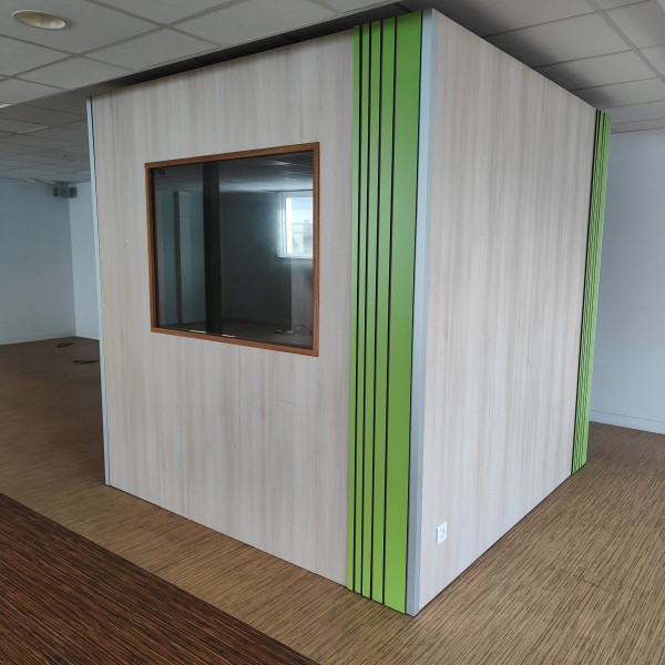 4,7m² Cabine acoustique...