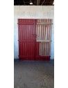 151 x 191 paire de volets bois exotique 