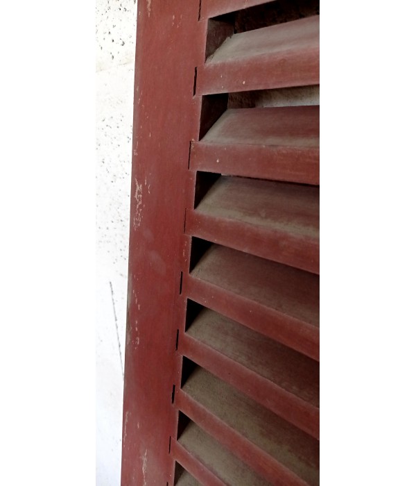 65.5 x 180 porte persiennes bois