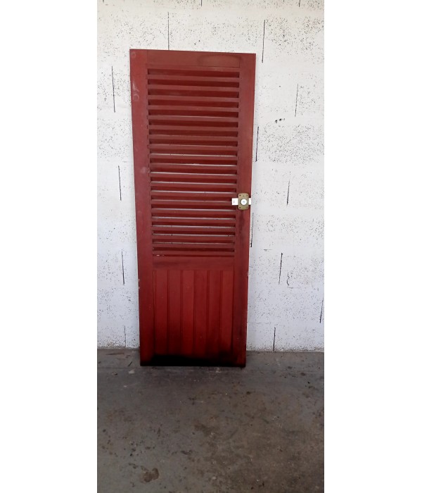 65.5 x 180 porte persiennes bois