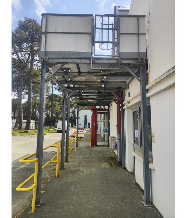 Mezzanine en acier galvanisé 9mx2.7m