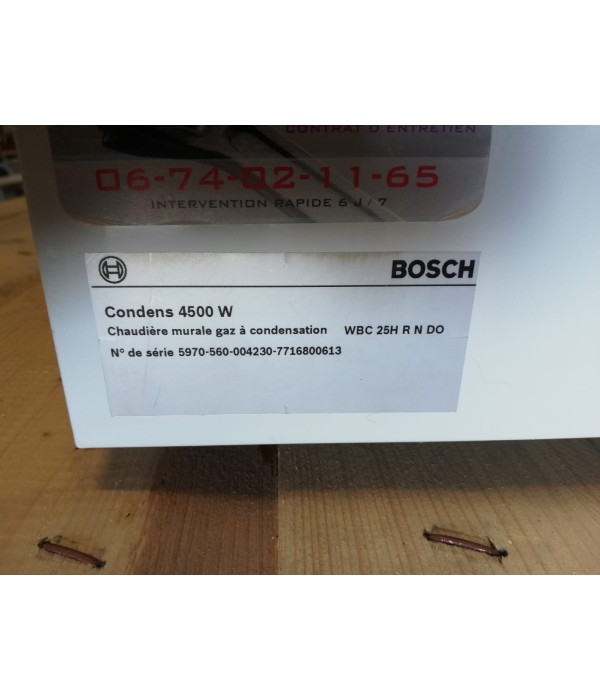 Chaudière à gaz - BOSCH 4500 W