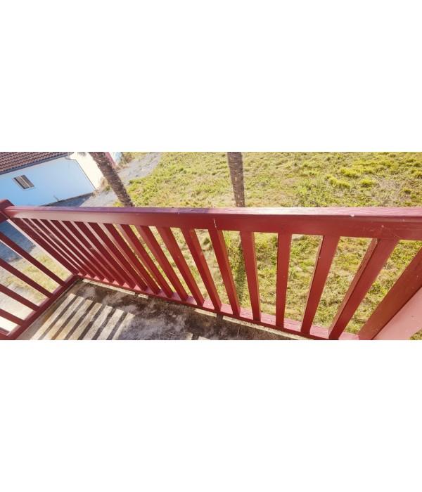 380 x 100 Balcon bois massif