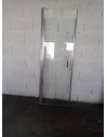 Porte de douche battante 