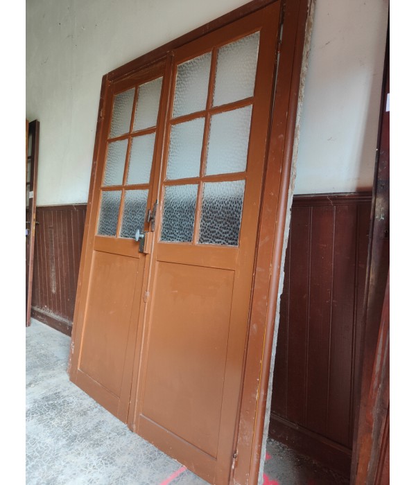 138x202 Double porte vitrée bois...