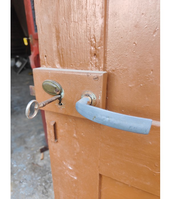 87x193 Porte ancienne bois + bâti 