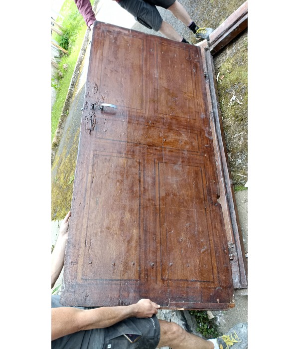92x202 Porte ancienne bois massif
