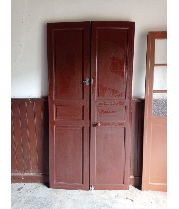 104 x 215 Porte double ancienne