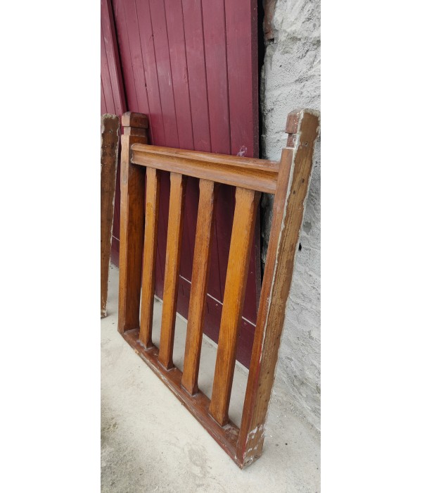 91x102 2-Garde corps bois chêne