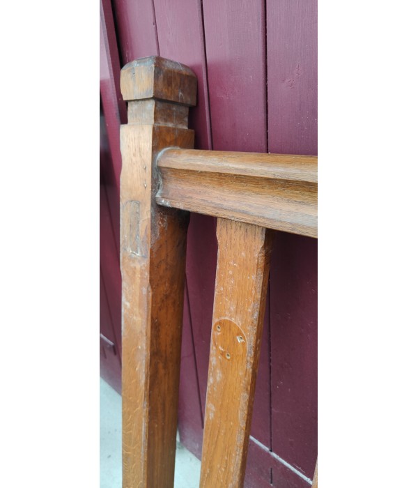 91x102 2-Garde corps bois chêne