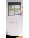 240 x 215 Baie vitrée DV Alu + store électrique 
