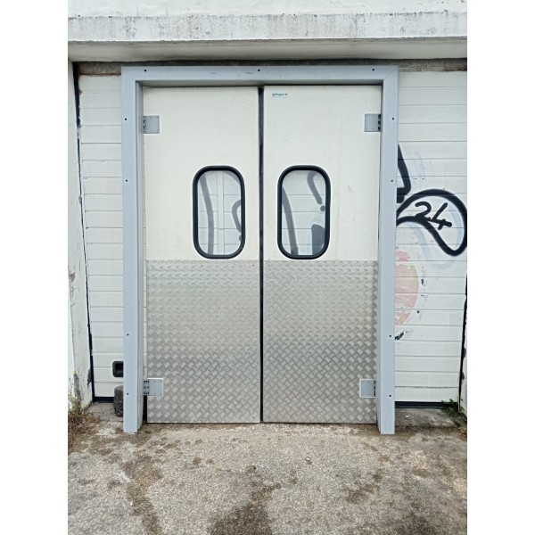 Porte va et vient 2 vantaux 