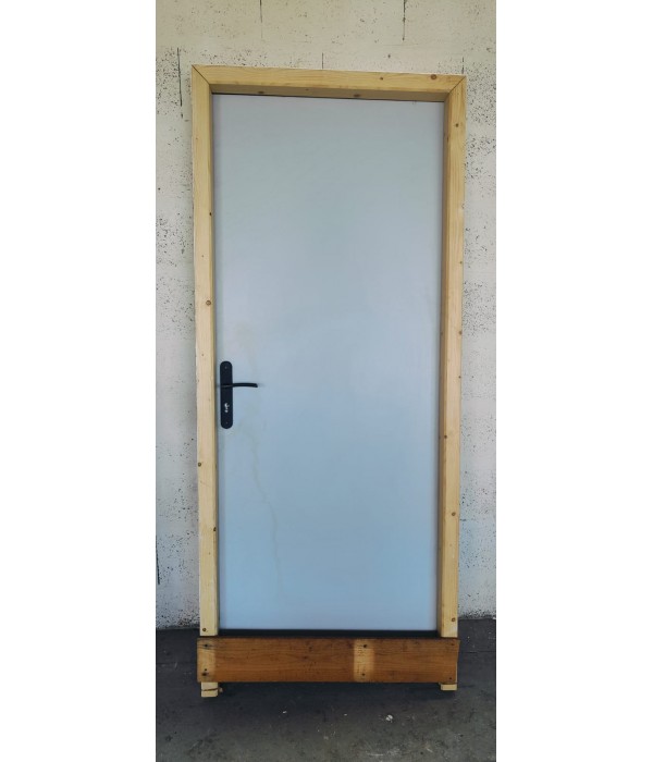 83x204 Bloc porte bois pleine (n1)