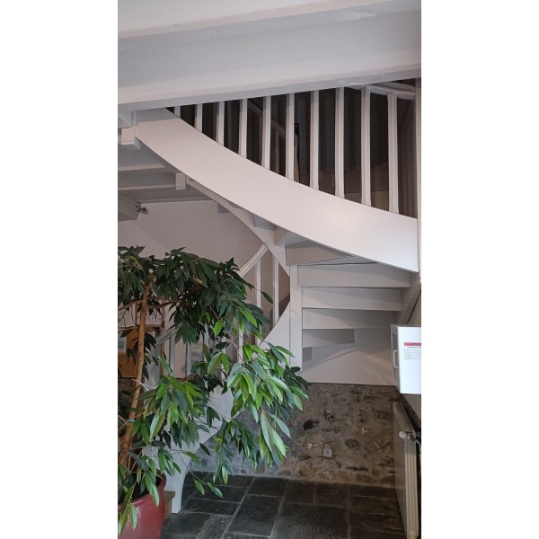 Escalier CHÊNE demi tournant