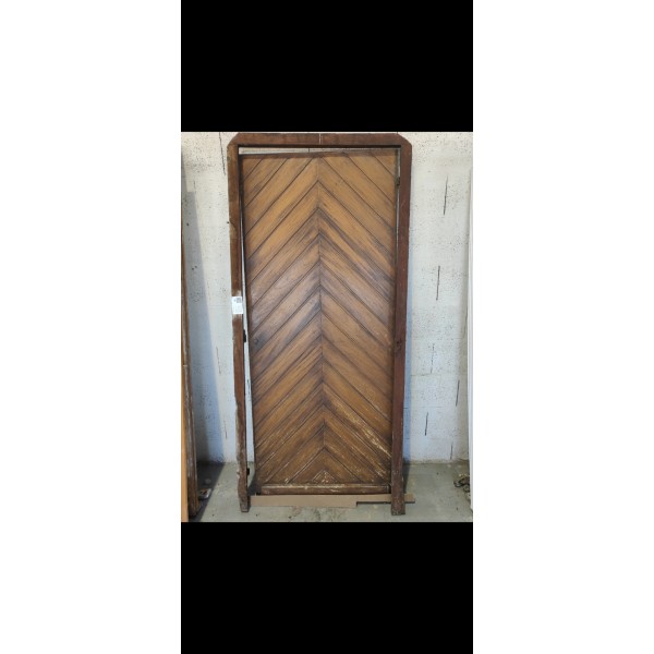 100x218 Porte bois extérieur