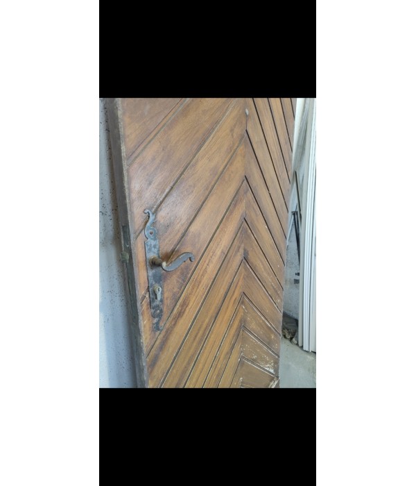 89.5x213.5 porte ext bois massif SANS...